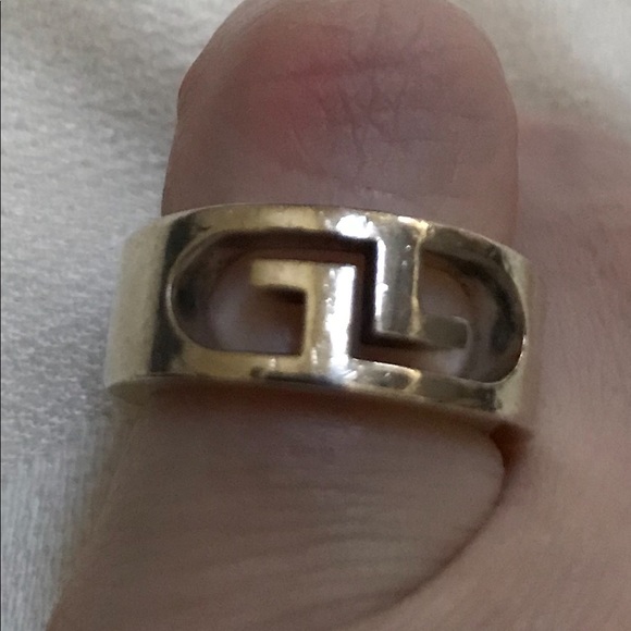 Gucci Double GG Silver Ring size 5.5 With Tags - Picture 2 of 8